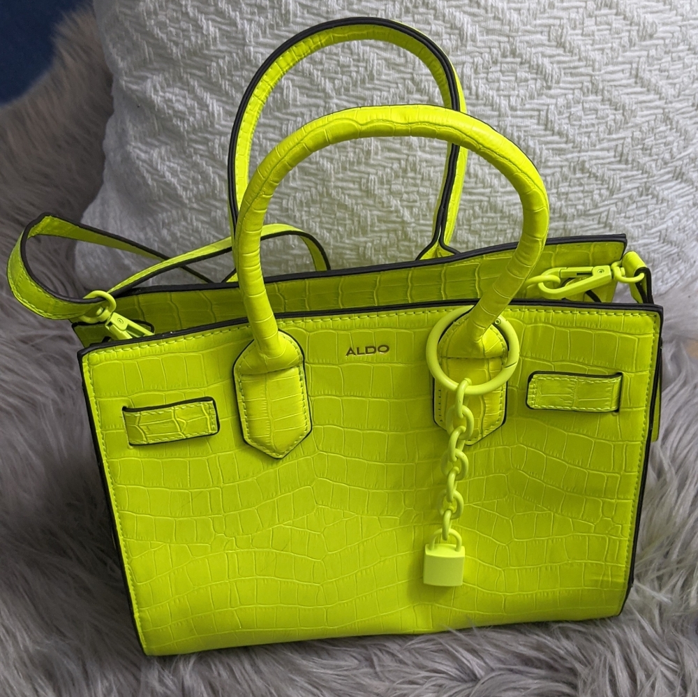 Aldo Neon Green purse. 💚